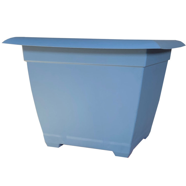 Dayton Ocean Blue 15" Recycled Plastic Planter Box