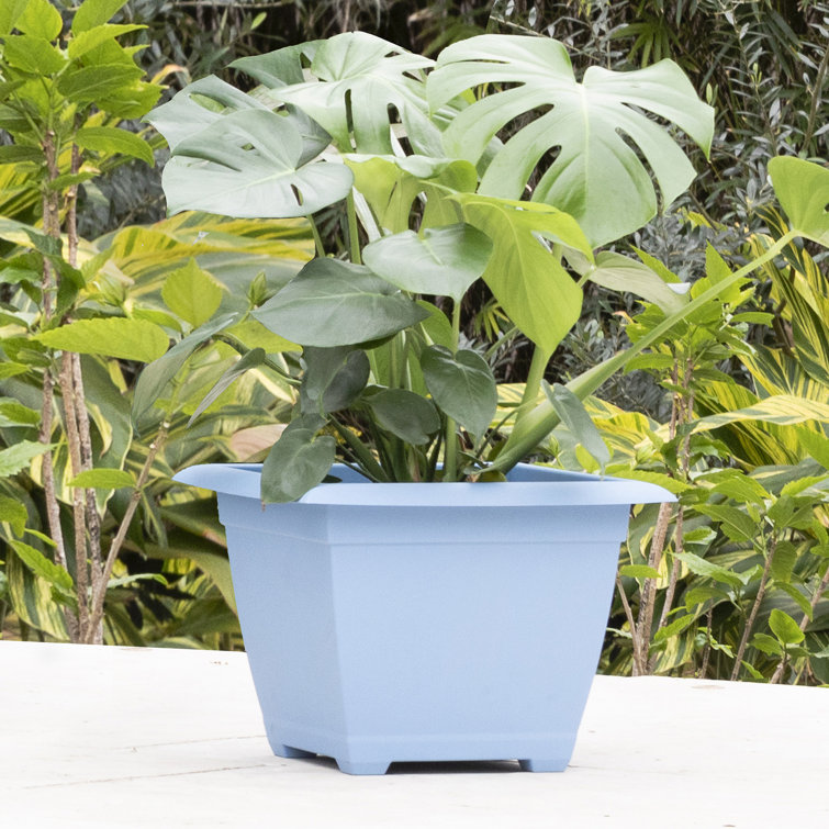 Dayton Ocean Blue 15" Recycled Plastic Planter Box