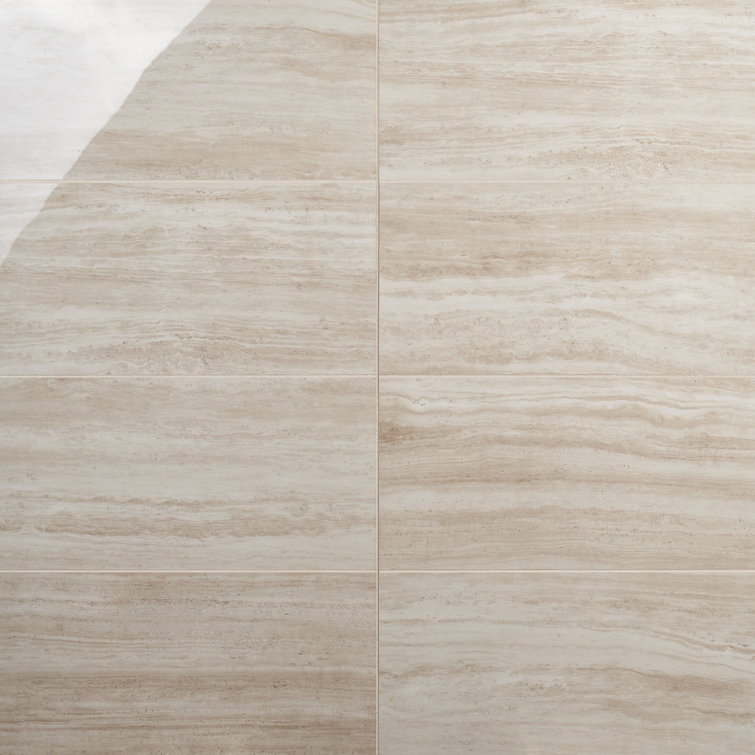 Atlanta Beige 12x24 Polished Porcelain Floor and Wall Tile