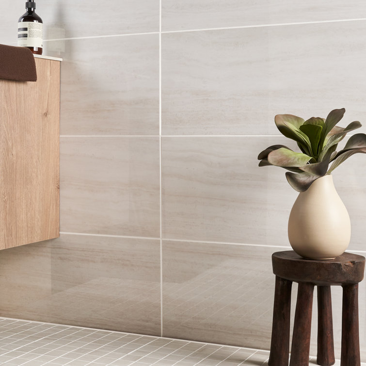 Roswell 12x24 Polished White Porcelain Tile