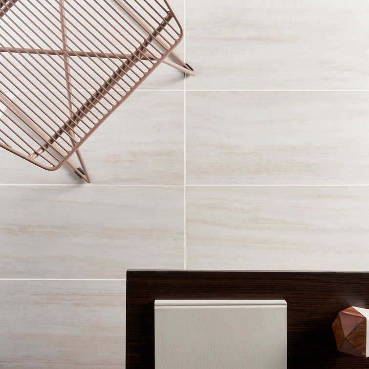 Roswell 12x24 Polished White Porcelain Tile
