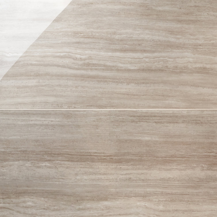 Atlanta Taupe Large Format Polished Porcelain Floor and Wall Tile