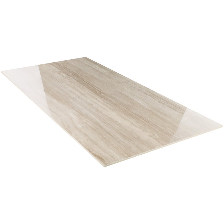 Atlanta Taupe Large Format Polished Porcelain Floor and Wall Tile