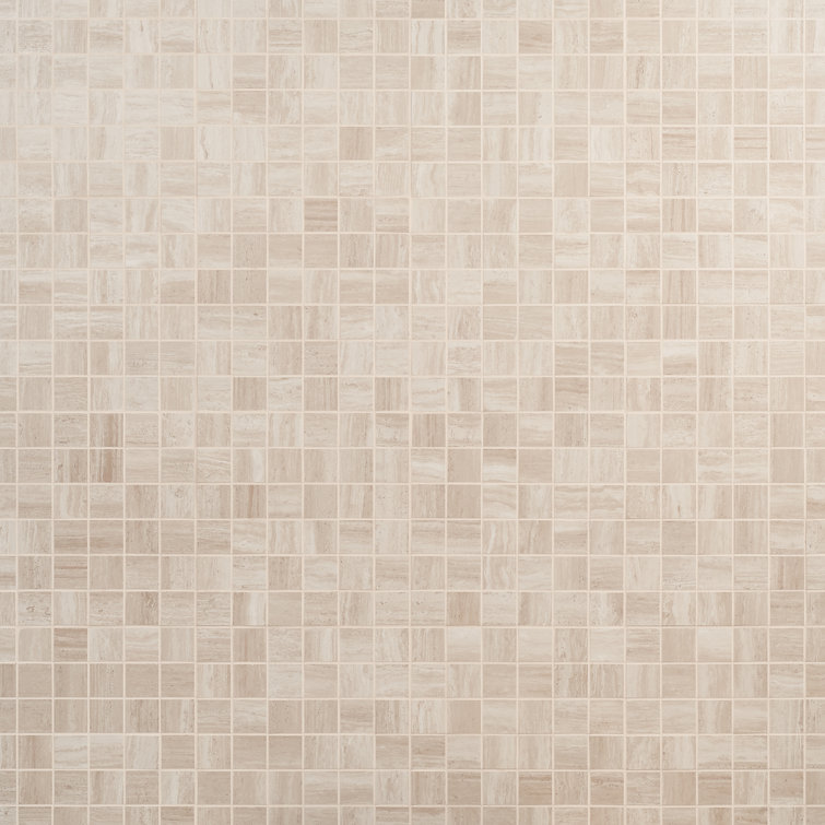 Atlanta Beige Rectified Porcelain Mosaic Sheet Tile