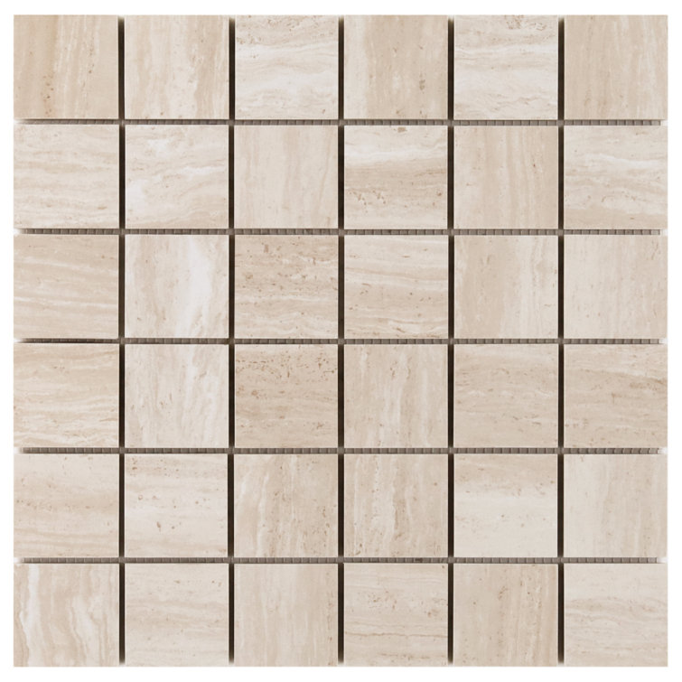 Atlanta Beige Rectified Porcelain Mosaic Sheet Tile