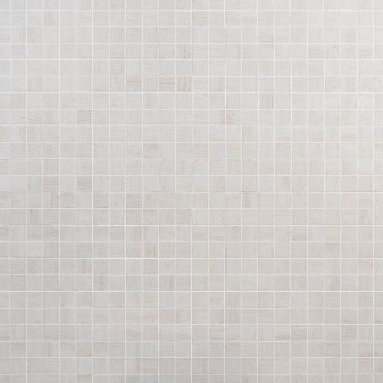Atlanta White Matte Porcelain Mosaic Sheet Wall & Floor Tile