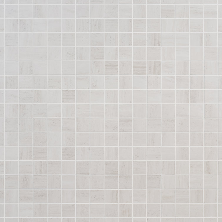 Atlanta White Matte Porcelain Mosaic Sheet Wall & Floor Tile