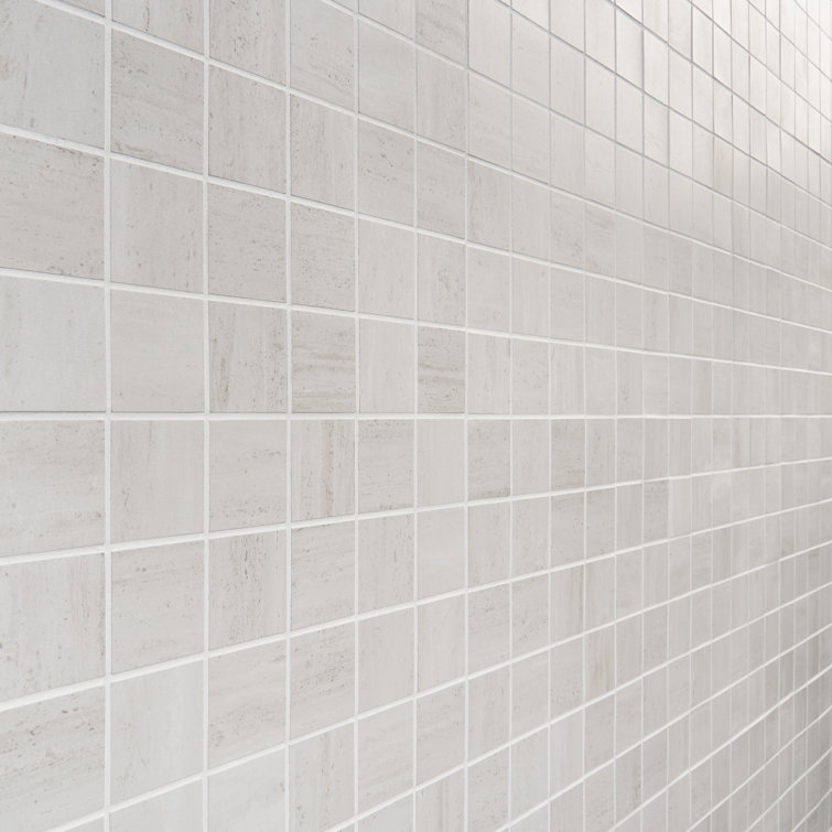 Atlanta White Matte Porcelain Mosaic Sheet Wall & Floor Tile