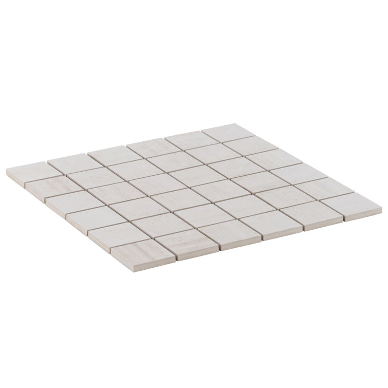 Atlanta White Matte Porcelain Mosaic Sheet Wall & Floor Tile