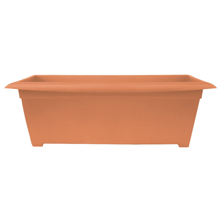 Dayton Coral Recycled Plastic Deck Box Planter