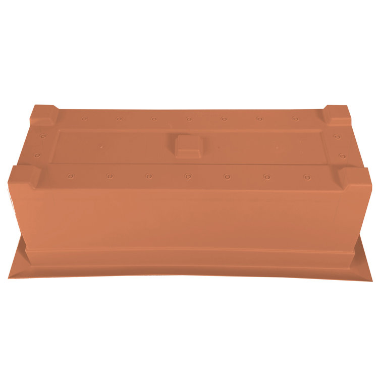 Dayton Coral Recycled Plastic Deck Box Planter