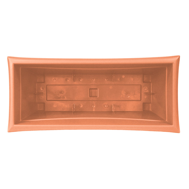 Dayton Coral Recycled Plastic Deck Box Planter
