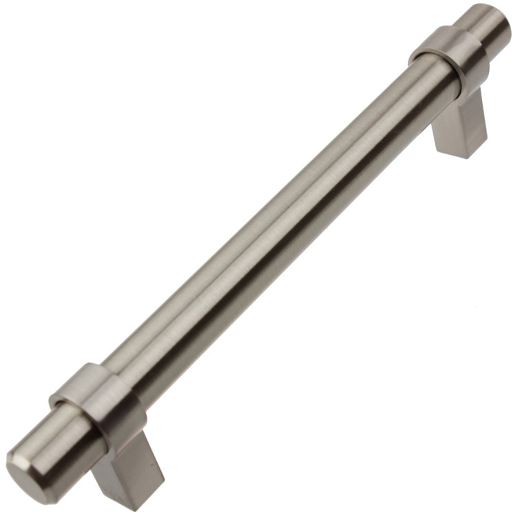 Brushed Stainless Steel 5-Inch Modern Bar Pull