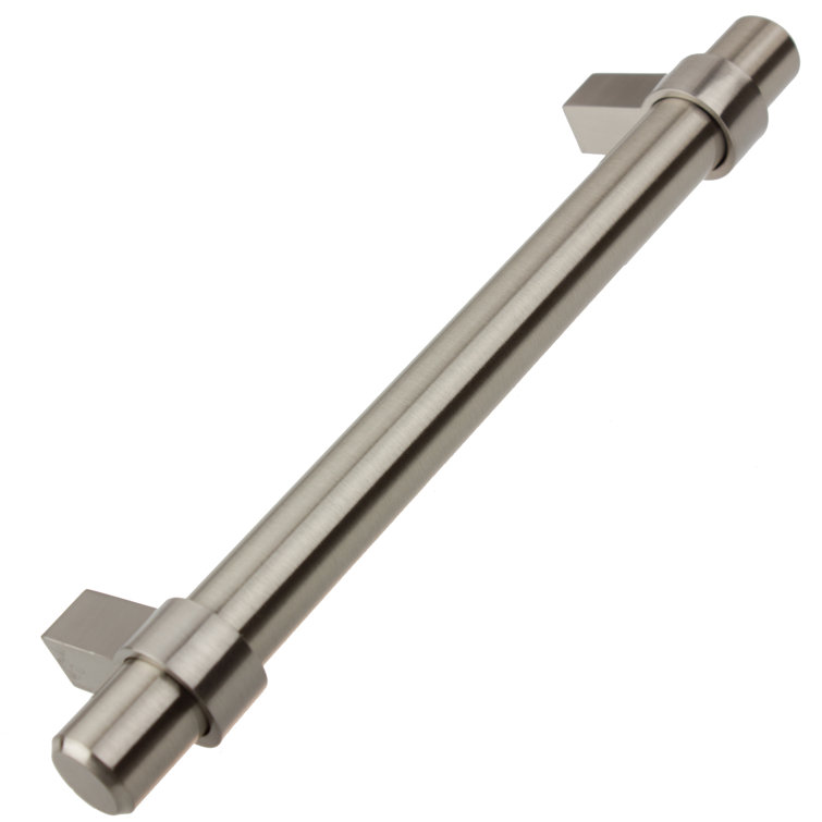 Brushed Stainless Steel 5-Inch Modern Bar Pull