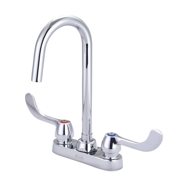 Polished Brass Dual Handle Modern Bar Faucet