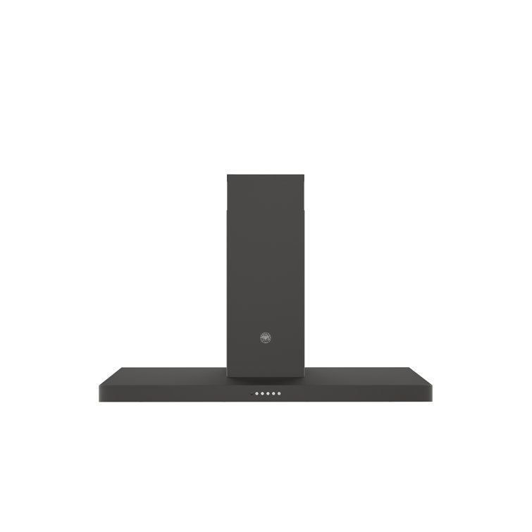Carbonio Stainless Steel Wall-Mounted Convertible Hood with Charcoal Filter