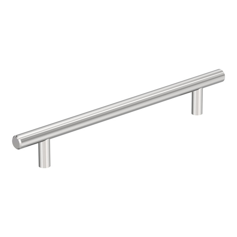 Polished Chrome 7" Bar Cabinet Pull with Mounting Hardware