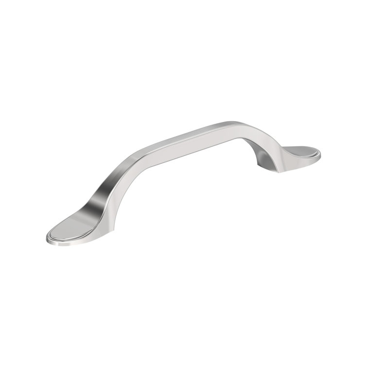Polished Chrome Traditional Cabinet Bar Pull with Mounting Hardware