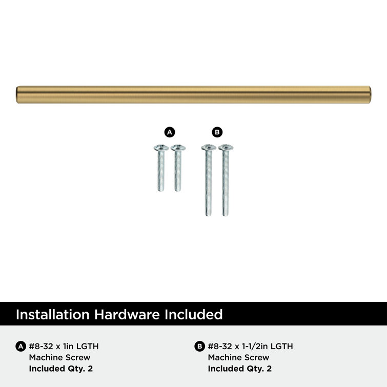 Champagne Bronze 7-Inch Bar Cabinet Pull