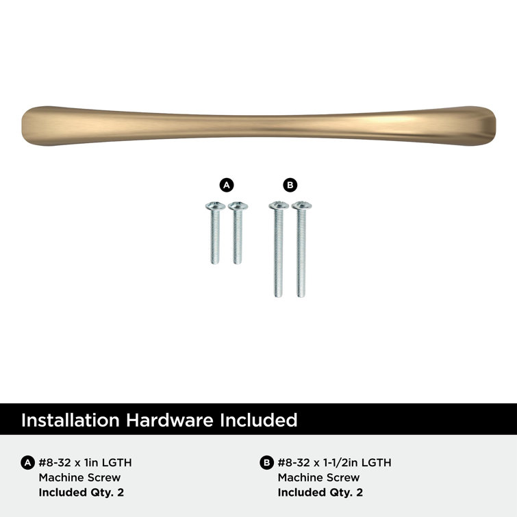 Champagne Bronze 5-1/16 inch Modern Cabinet Pull