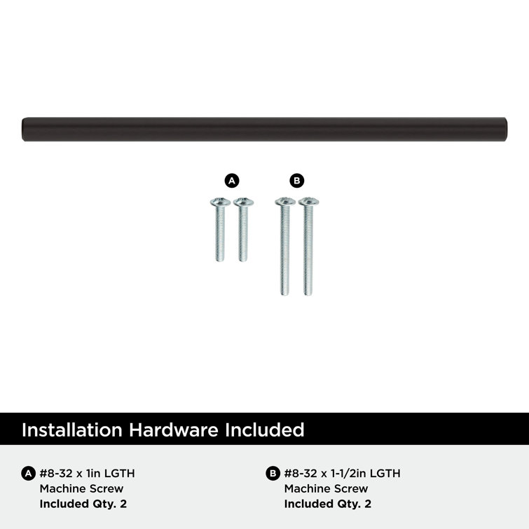 7-Inch Oil-Rubbed Bronze Modern Bar Cabinet Pull