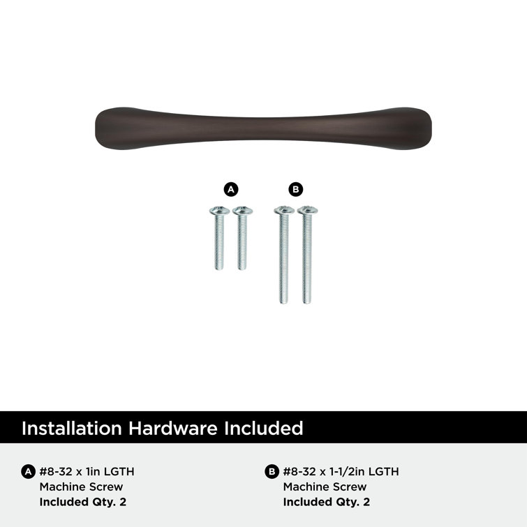 Oil Rubbed Bronze 3-3/4" Center to Center Arch Pull