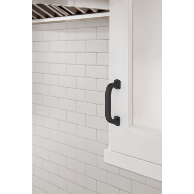 Matte Black 3" Modern Cabinet Drawer Pull