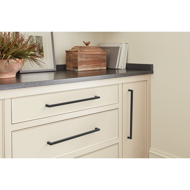 Monument Matte Black Aluminum 13" Cabinet Bar Pull