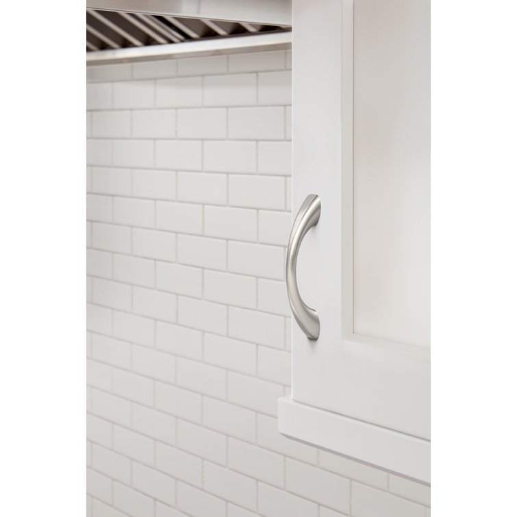 Satin Nickel 3-3/4 Inch Modern Cabinet Pull