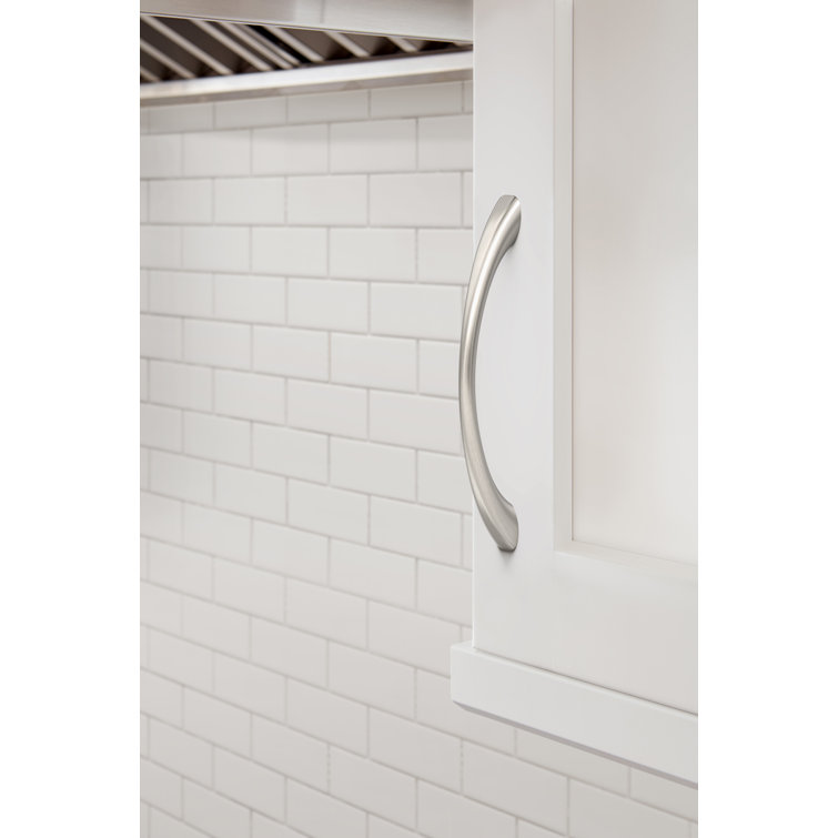 Satin Nickel 3-3/4 Inch Modern Cabinet Pull