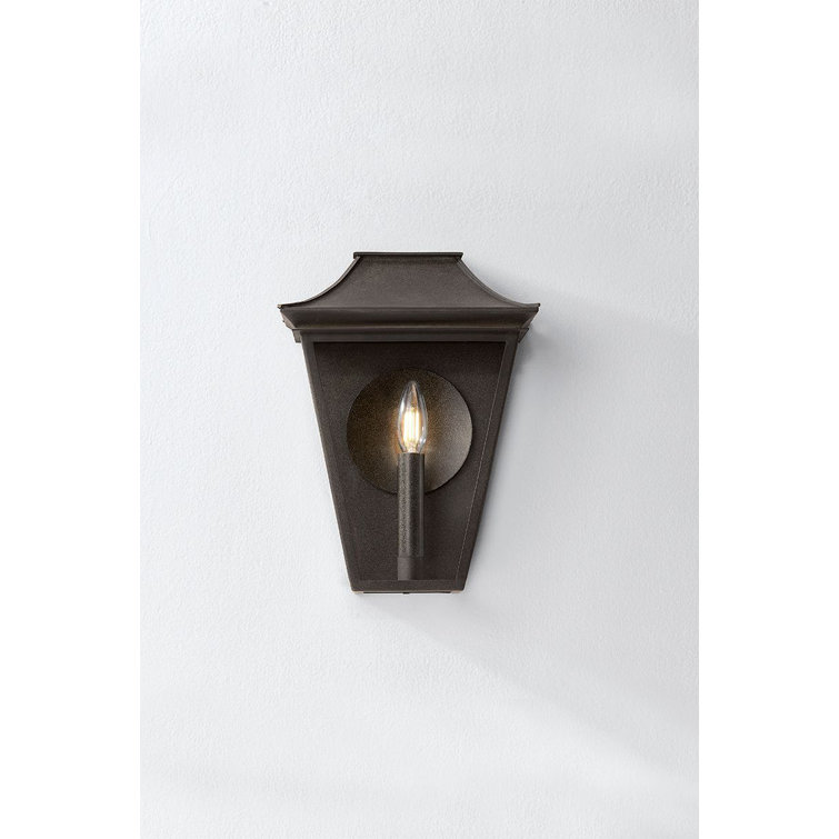 Tehama French Iron and Clear Glass Wall Sconce
