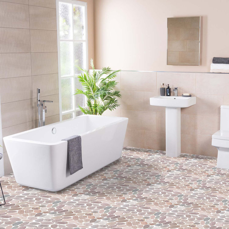 Choco Natural Stone Pebble Mosaic Tile for Indoor and Outdoor
