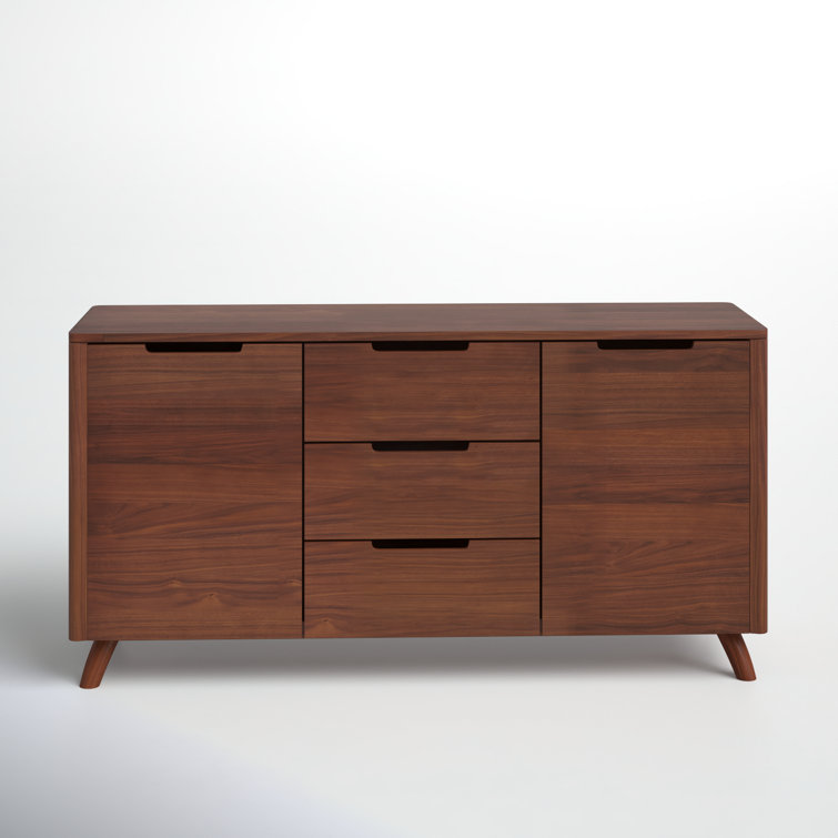 Reginald 63'' Walnut Mid-Century Modern Sideboard