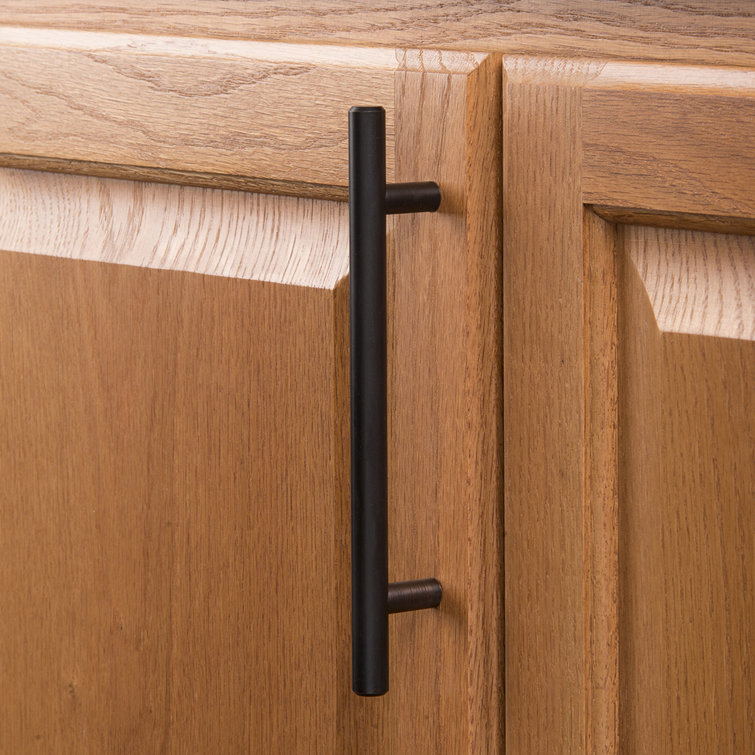 Oil-Rubbed Bronze Modern Bar Pulls with Mounting Hardware