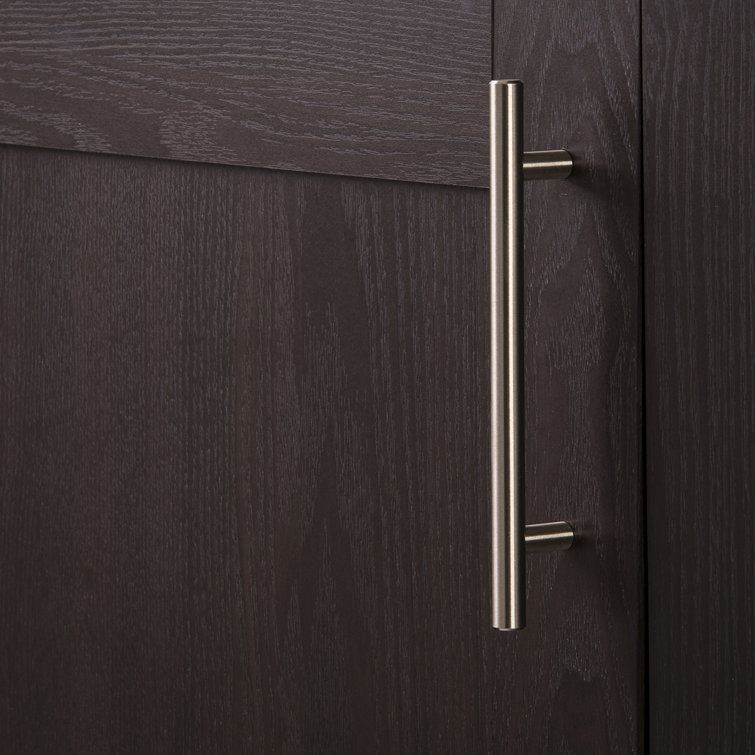 Stainless Steel Modern Bar Cabinet Pulls with Mounting Hardware