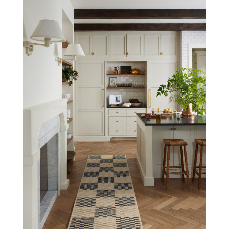 Bradley Beige and Midnight Wool Hand-Tufted Area Rug