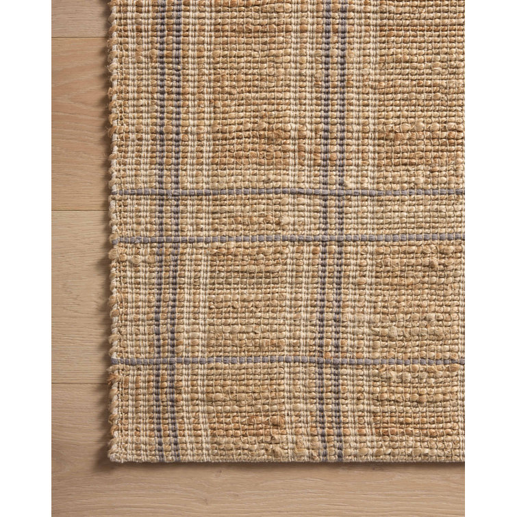 Judy Natural Stone Handwoven Cotton Viscose Area Rug