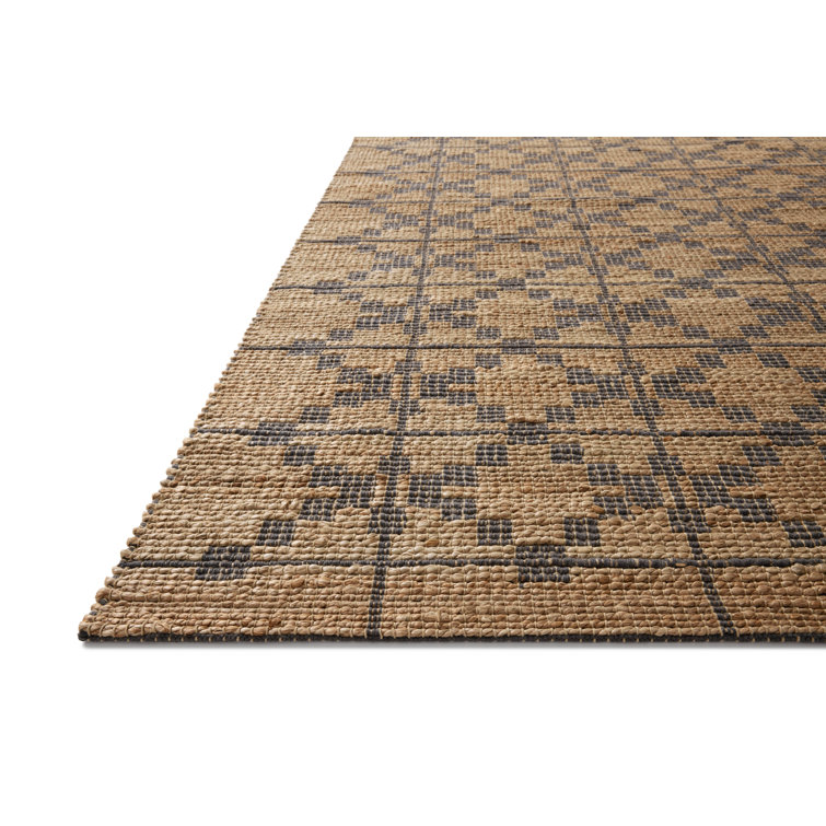 Judy Natural Graphite Wool Cotton Handmade Area Rug 8'-6" x 11'-6"