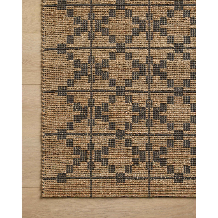 Judy Natural Graphite Wool Cotton Handmade Area Rug 8'-6" x 11'-6"