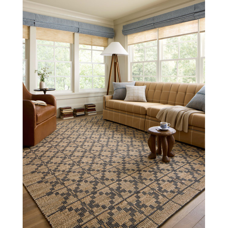Judy Natural Graphite Wool Cotton Handmade Area Rug 8'-6" x 11'-6"