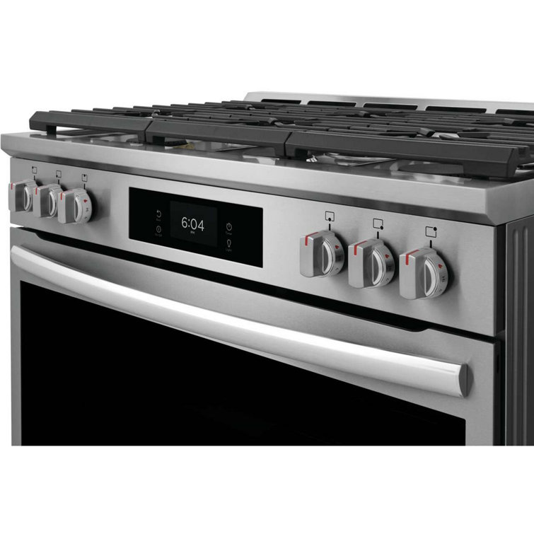 36" Stainless Steel Dual-Fuel Convection Range with Air Fry