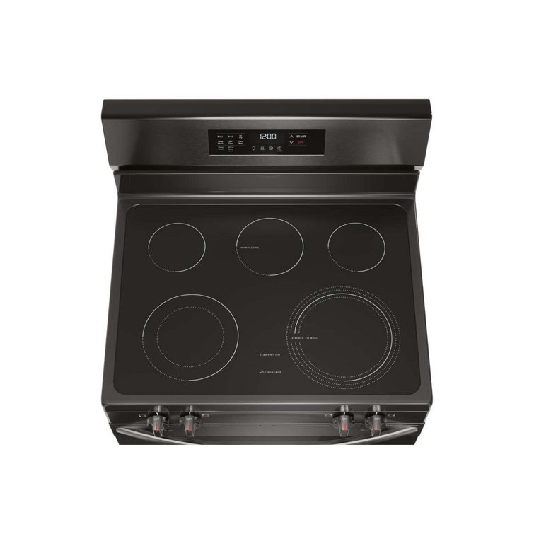 Frigidaire 30" Black Stainless Steel Freestanding Electric Range with Air Fry