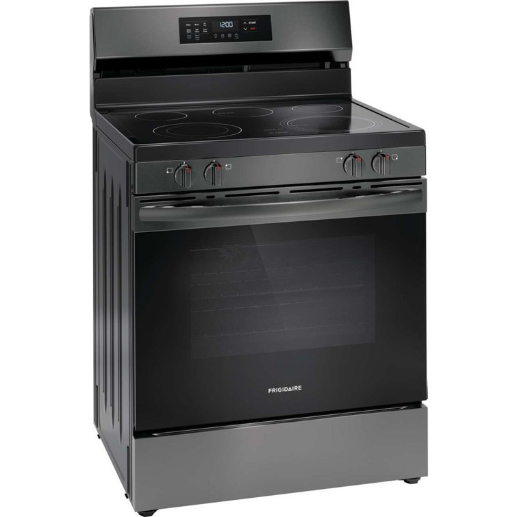 Frigidaire 30" Black Stainless Steel Freestanding Electric Range with Air Fry