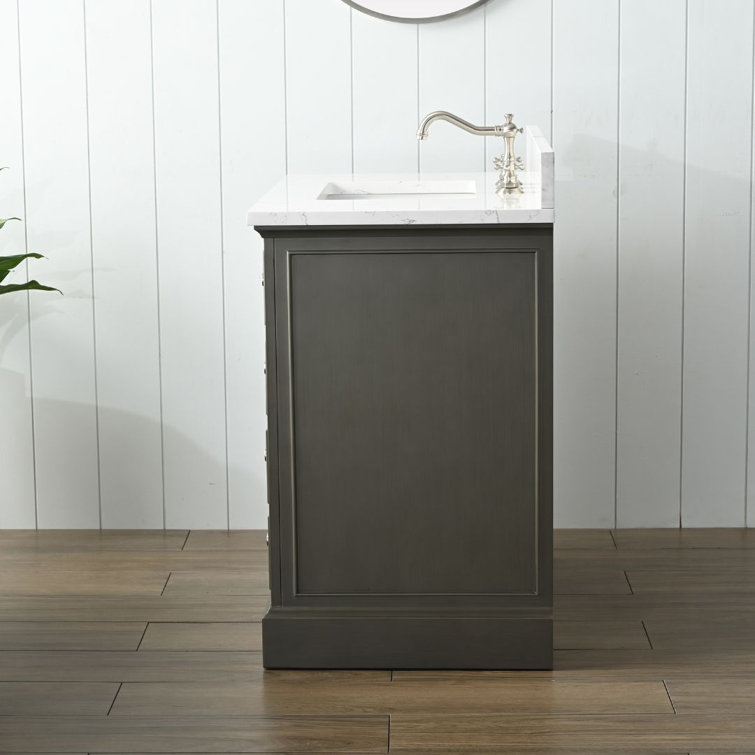 Thompson 36'' Silver Gray Freestanding Bathroom Vanity