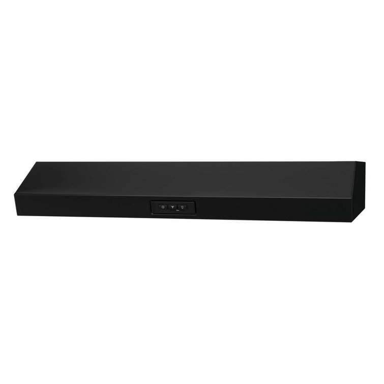 Black 30'' Convertible Under Cabinet Ventilation Hood