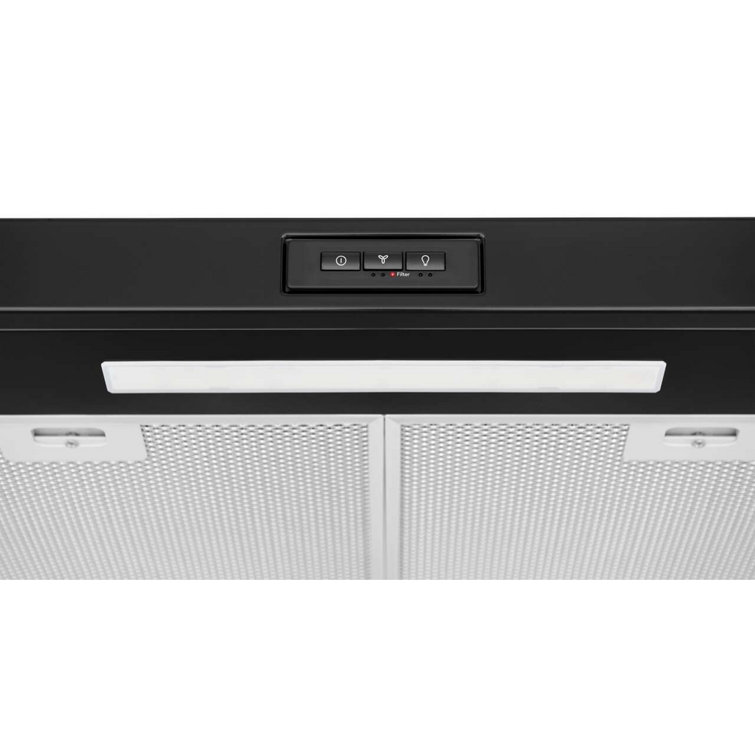 Black 30'' Convertible Under Cabinet Ventilation Hood