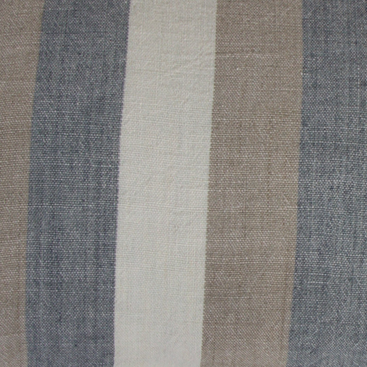 Montecito Ocean and Natural Linen Decorative Bed Pillow