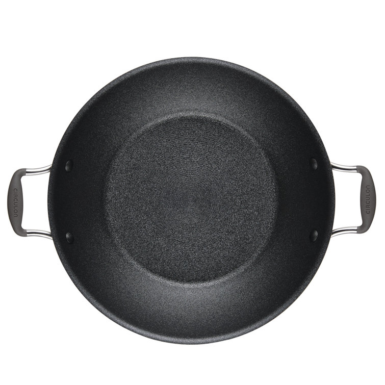 Graphite 14'' Nonstick Aluminum Wok with Stainless Steel Lid