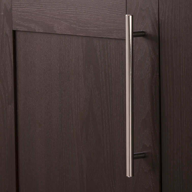 10-Inch Chrome Modern Bar Pull Handle with Mounting Hardware