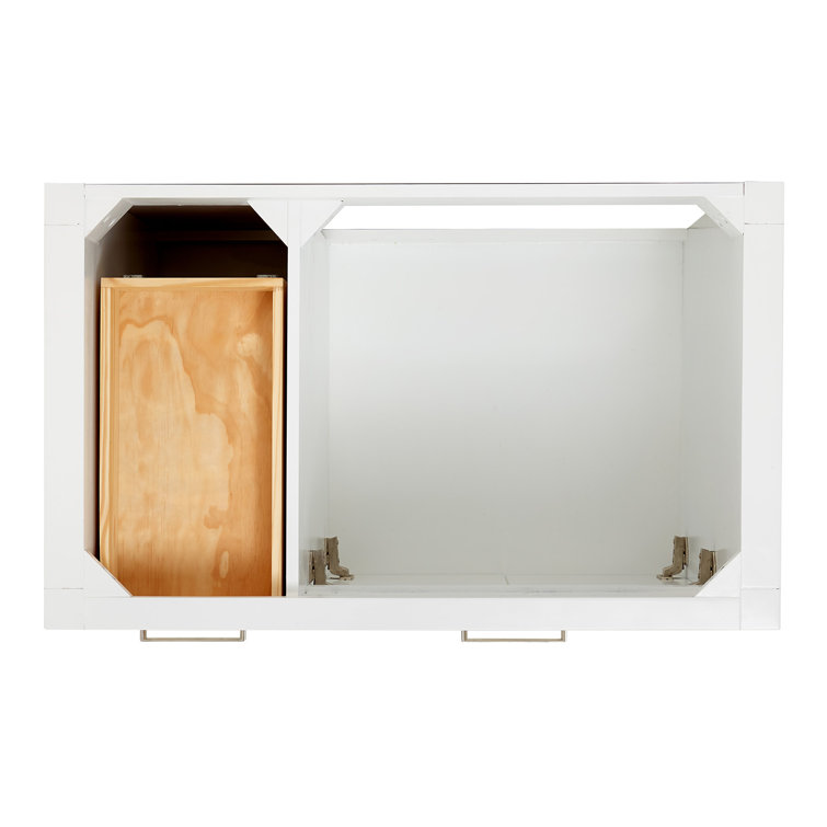 White 36" Freestanding Single Vanity with Quartz Top